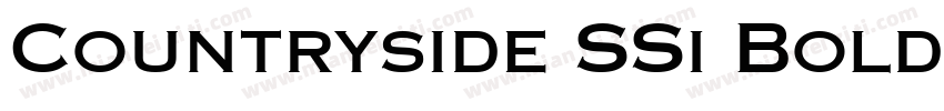 Countryside SSi Bold字体转换